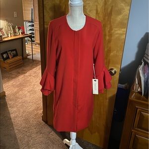 Bagatelle Heritage Red Jacket Ruffle Sleeves